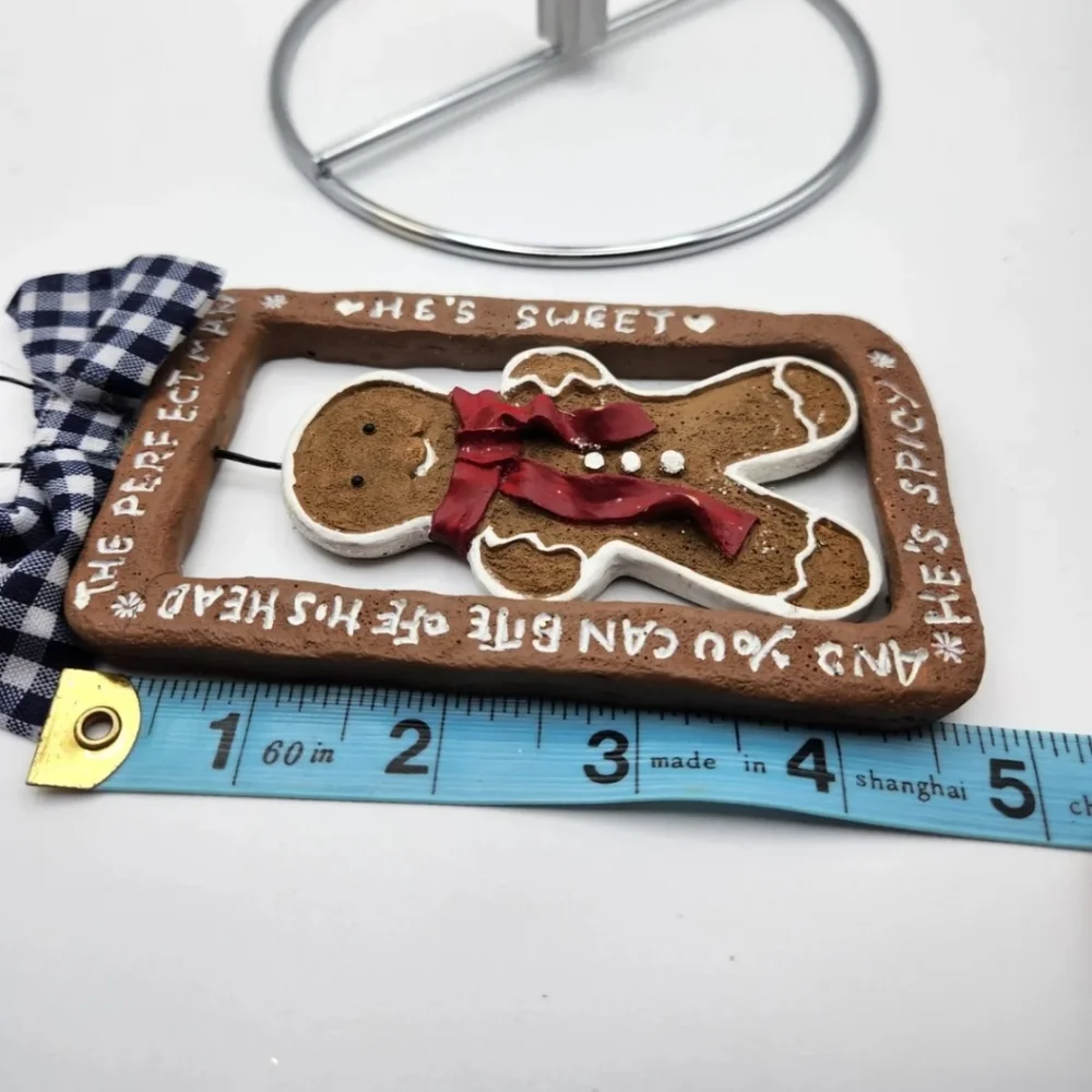 Christmas Ornament, Gingerbread Man, Perfect Man